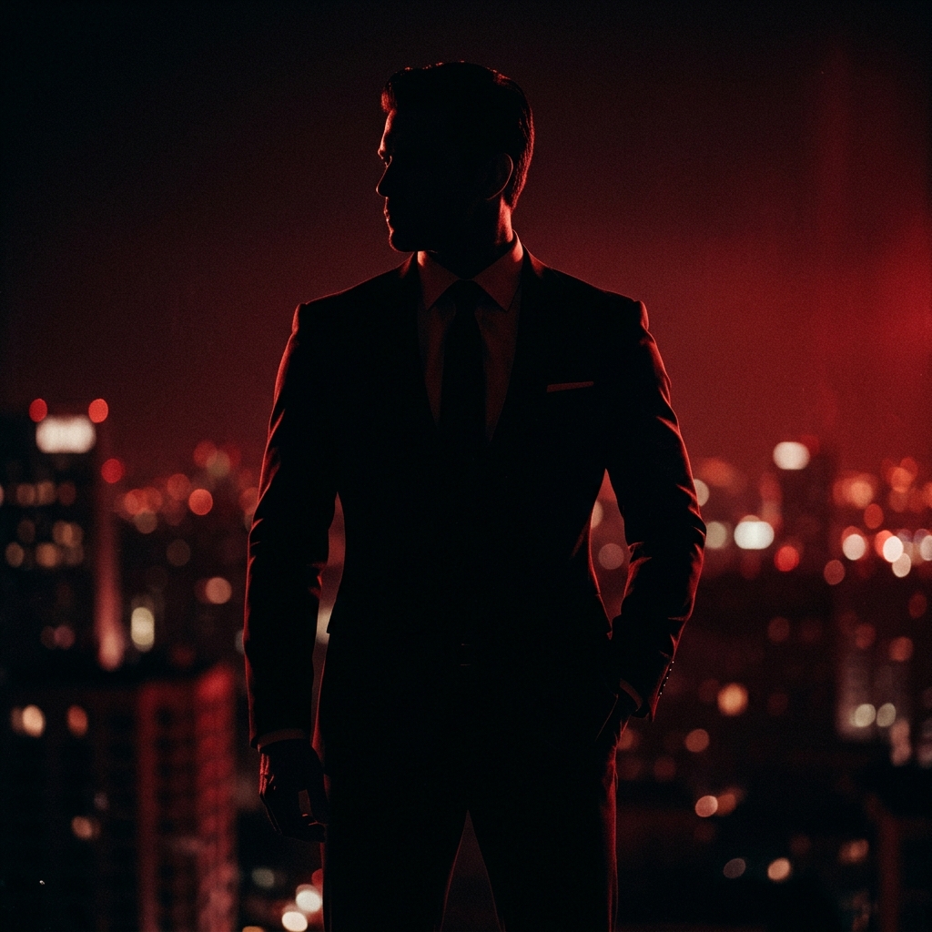 Man in shadows